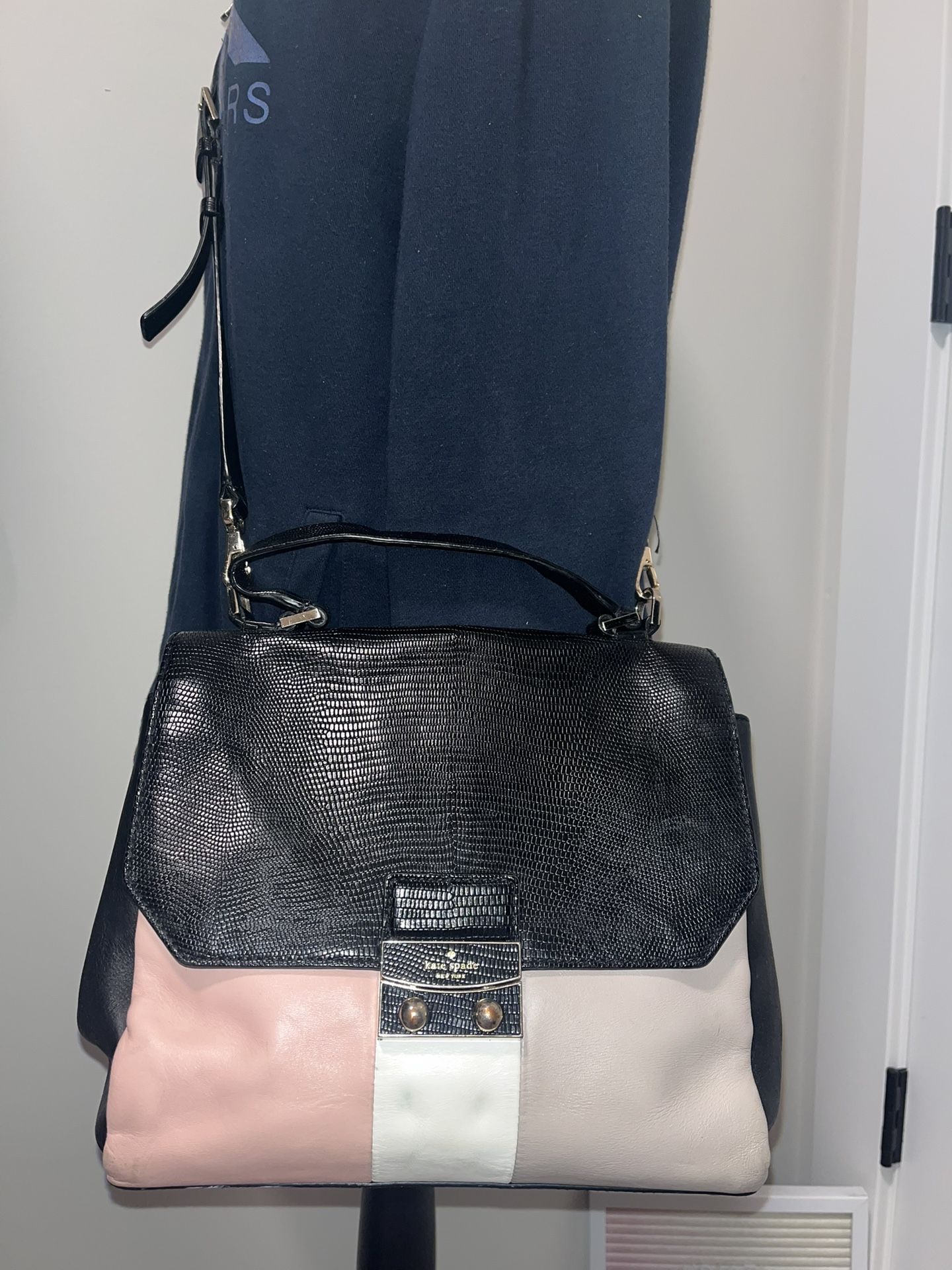 Kate Spade Violet Drive Stripe Kinslee Satchel