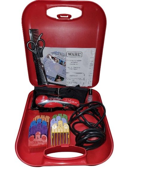🐩 🐩 🐩 Wahl Deluxe U-CLIP Pet Grooming Kit Clippers DIY Dog 🐕 🐕 🐕