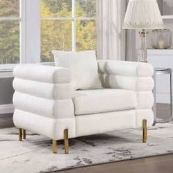 White Chair And Sofa 