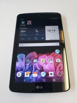 Lg g pad lk430 tablet 8 gb hairline crack on the screen