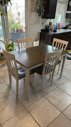 Wood Dining Set For Four