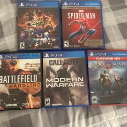 PS4  Games 30$ Each