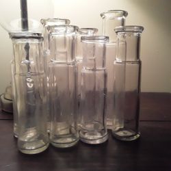 Vintage Hazel Atlas Apothecary Bottles $2.00 Each Various Heights and Diameters