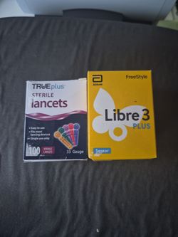 Libre 3 & a few lancets glucose
