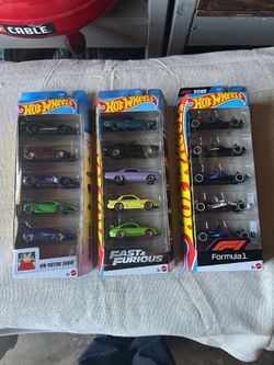 Hot wheels 5 pack $10 each