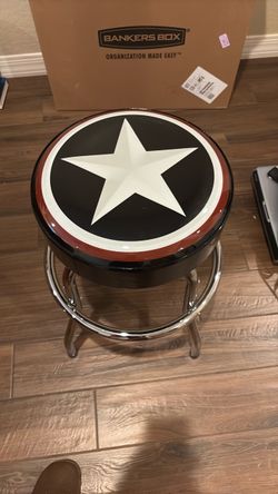Captain America Shield Bar Stool