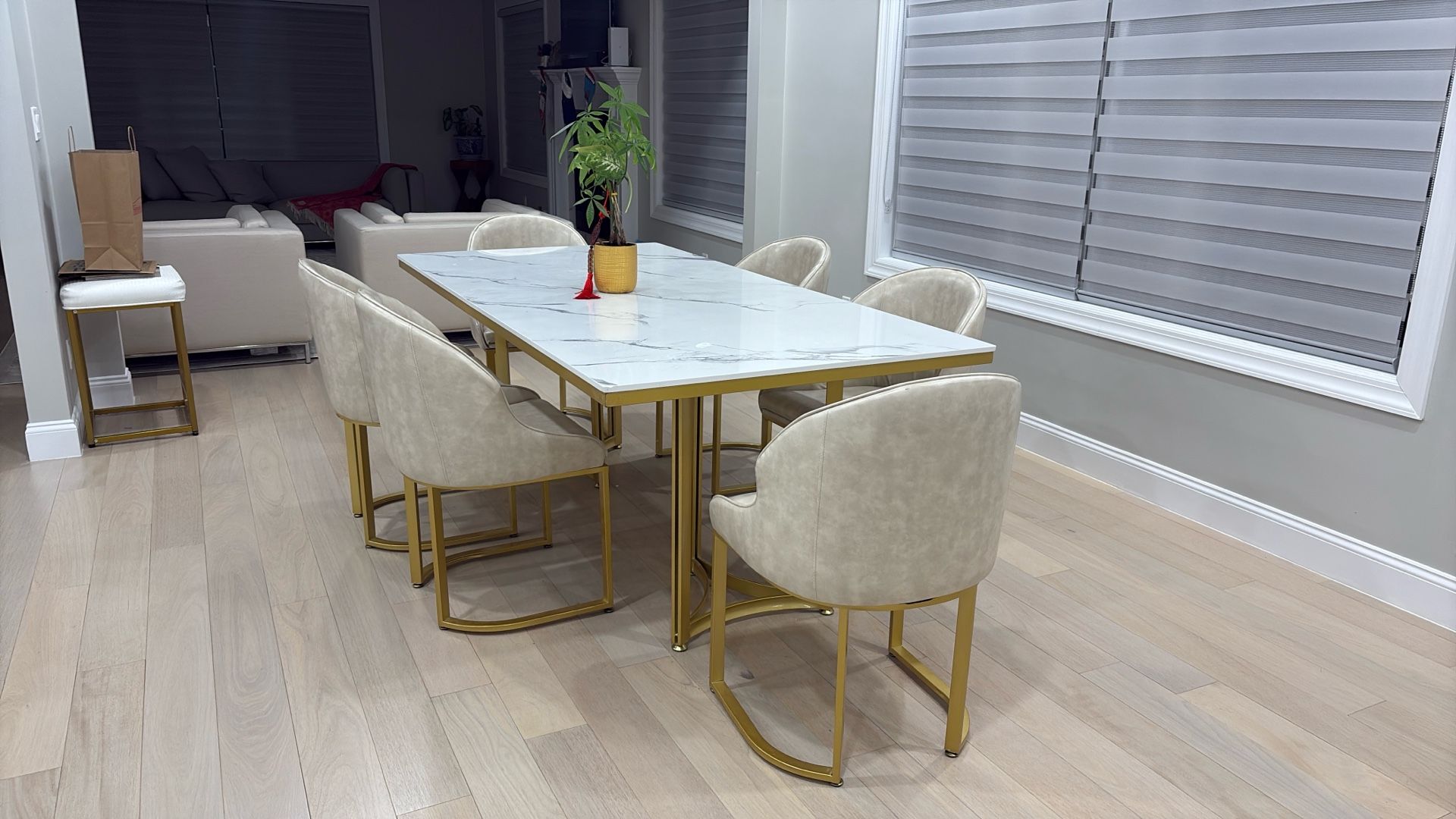 Dining Table With Six Chairs