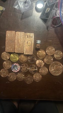 999 fine copper lot- bars,rounds, copper shot