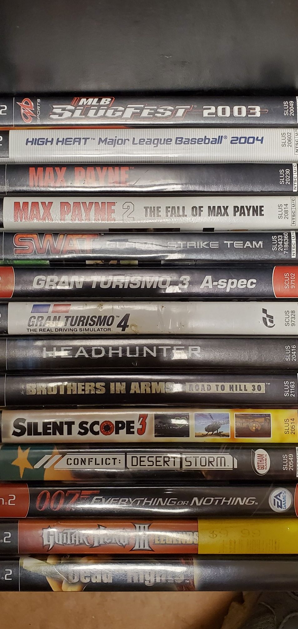 Used PS2 games lot