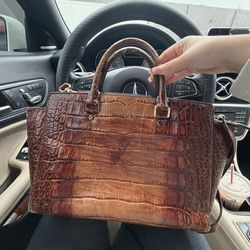 Michael Kors Crocodile Leather Brown Bag