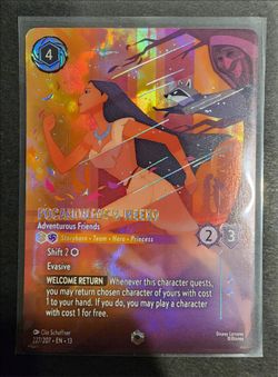Disney Lorcana Enchanted Pocahontas card