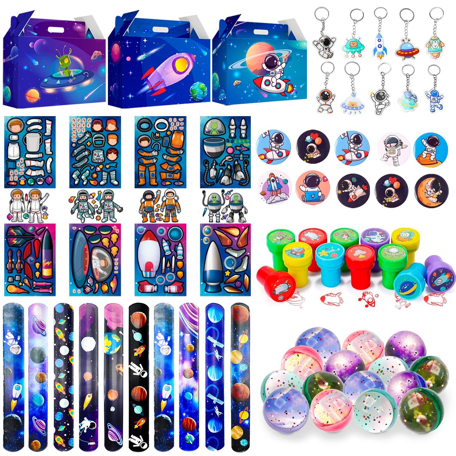 70pcs Space Themed Party Favors (New, Unopened)