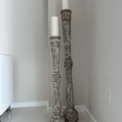 Candle Holder with candles - Free Standing 