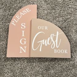 Wedding Guestbook sign