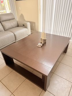 Real Wood Custom Made Coffee Table