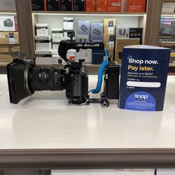 Sony FX30 Cinema Camera Rigged With Sigma 17-40mm Lens And Vmount Battery (Located In Downey, CA)