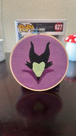 Maleficent Cross stitch