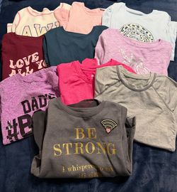 Girls long sleeved tops 7/8