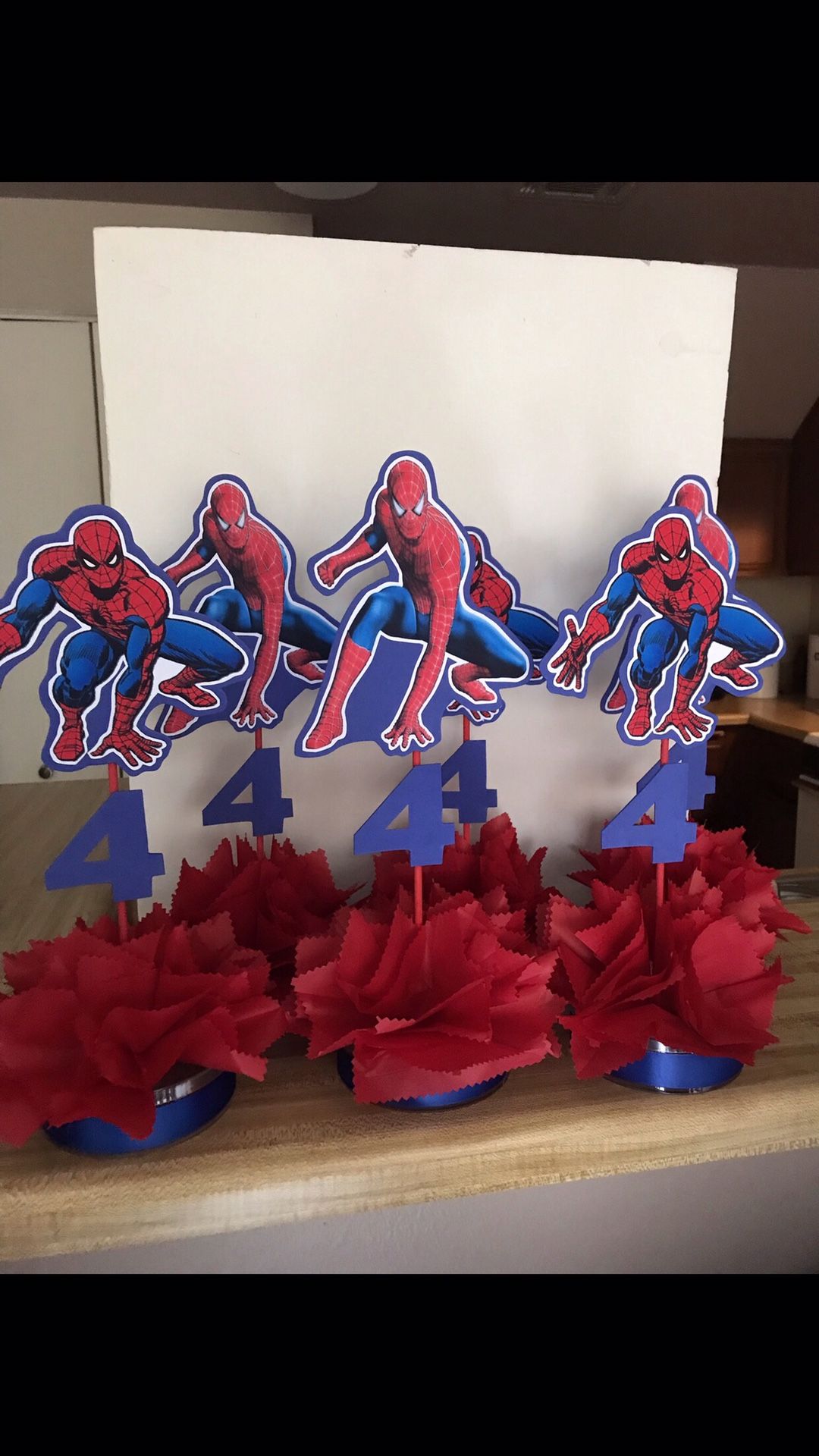 Spiderman Centerpieces