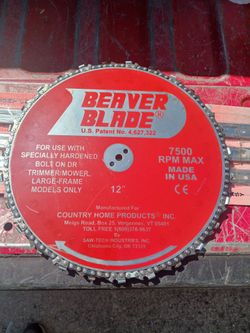 Saw blade.