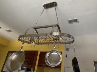 Stainless Steel Pot Rack
