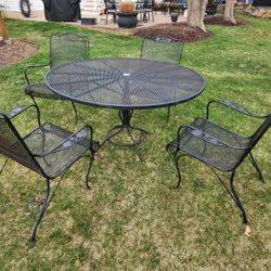 Wrought Iron Patio Set
