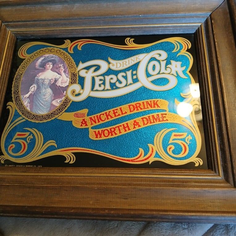 PEPSI COLA MIRROR.