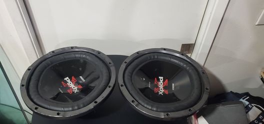 Pair of Sony Xplod 12" Subwoofers - XS-L121P5W - 1200W Peak