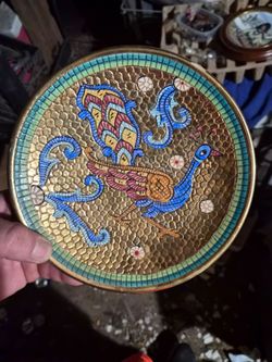 Collectable plate Gold