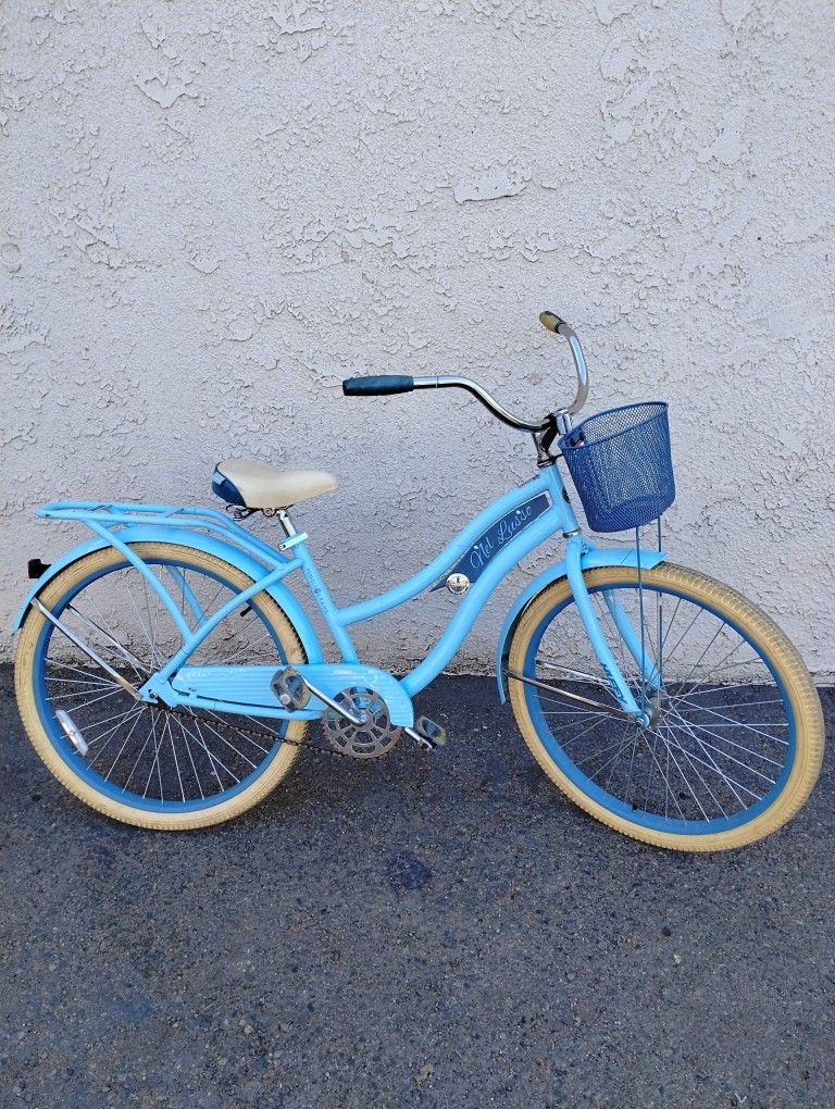 Women's Huffy Nel Lusso 26" Beach Cruiser Bike Bicicleta Basket