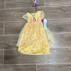 Brand New Belle Dress With crown 