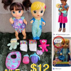 $12 For all Baby alive Dolls and accessories in great condition
