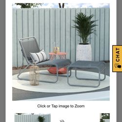 Lounge chair with ottoman