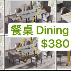 63'' Sintered/marble Stone Dining Table