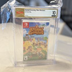 Nintendo Animal Crossing: New Horizons 1st Print! PSA 10 A++ Graded Game heavy🚨