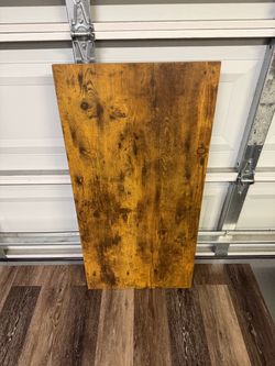 Wall mounted folding table top