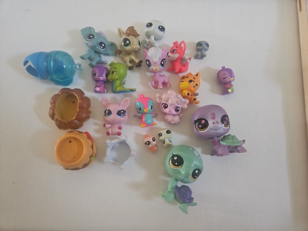 Hatchimals and Littlest Pet Shops Figures