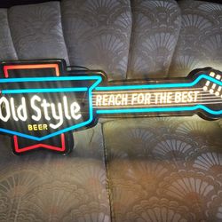 Old Style Reach For The Best Lighted Guitar