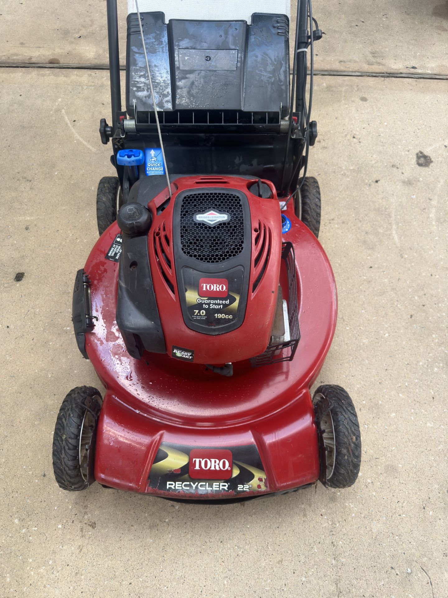 Toro Self Propelled Lawn Mower 