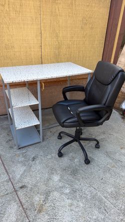 Desk with chair