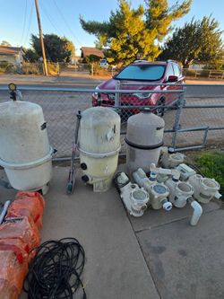 Pool heater and pumps