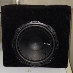 12”  RockfordWith Ground Shaker Box
