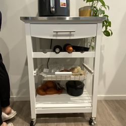 ✨ Compact Kitchen Caddy with Stainless Steel Top – $80 ✨ 