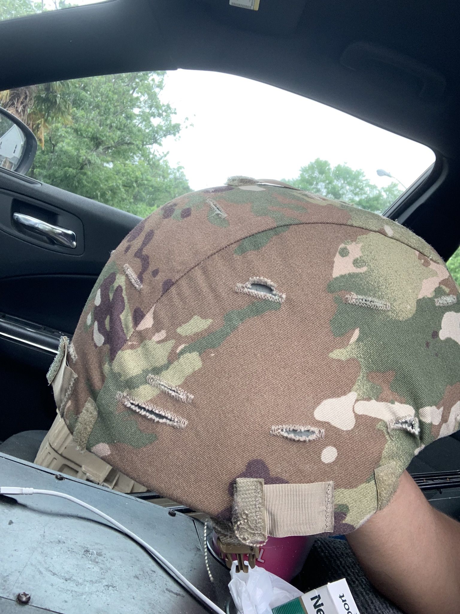 Brand New Army Kevlar Helmet With Cover