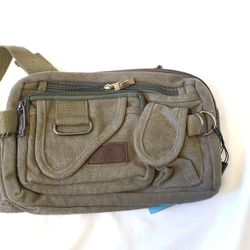  Khaki
Canvas Multi-Functional Fanny Pack/Waist Bag-BRAND NEW