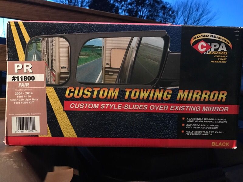 One set of new CUSTOM TOWING MIRRORS