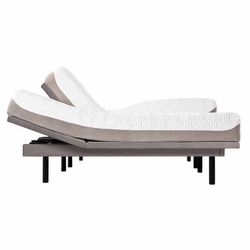 ***FREE DELIVERY*** TEMPUR-Flex Prima 10" Hybrid Split King Mattress with Ergo Plus Adjustable Base