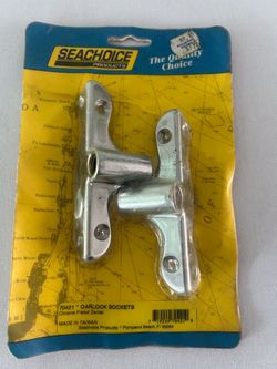 Seachoice Chrome Plated Oarlock Sockets Pair