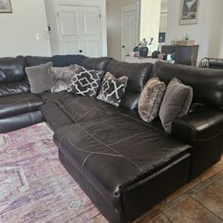 Leather Sectional