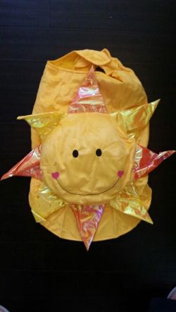 New dog HAPPY DAY Sun Sunshine Face Halloween Costume Pet Clothes, XL